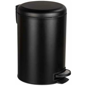 Wenko Pattumiera A Pedale Leman, Pattumiera Da 12l Con Chiusura Ammortizzata 'easy Close', Acciaio Inossidabile, 25x38x32 Cm, Nero - Wenko Pattumiera A Pedale Leman, Pattumiera Da 12l Con Chiusura Ammortizzata 'easy Close', Acciaio Inossidabile, 25x38x32 Cm, Nero -
