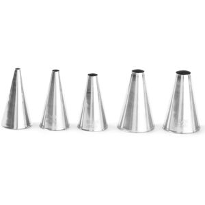 HENDI Punte Coniche Per Sac À Poche, Acciaio, 2-10 Mm, 5 Pezzi - 551691 HENDI Punte Coniche Per Sac À Poche, Acciaio, 2-10 Mm, 5 Pezzi - 551691