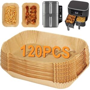 LABLANC - Carta da forno per friggitrice ad aria Ninja Double Stack XL SL400EU 9,5L, 120 pezzi di accessori per friggitrice ad aria Ninja, carta da LABLANC - Carta da forno per friggitrice ad aria Ninja Double Stack XL SL400EU 9,5L, 120 pezzi di accessori per friggitrice ad aria Ninja, carta da