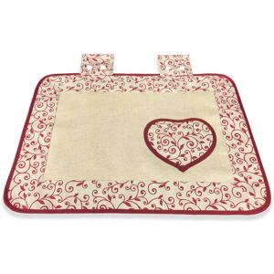 TEX FAMILY arabesco - bordò - 35x50 cm - copriforno TEX FAMILY arabesco - bordò - 35x50 cm - copriforno