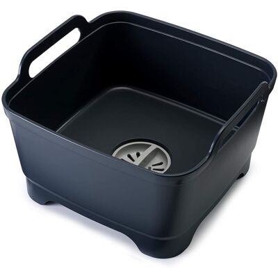 JOSEPH & JOSEPH Joseph Joseph Wash&drain Bacinella Per Lavare I Piatti Con Maniglie E Tappo Di Scarico, 9 Litri - Grigio JOSEPH & JOSEPH Joseph Joseph Wash&drain Bacinella Per Lavare I Piatti Con Maniglie E Tappo Di Scarico, 9 Litri - Grigio