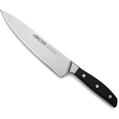 ARCOS Coltello Da Cucina Manhattan - Coltelli Con Lama Larga, Bordo Liscio, Stabile E Resistente. Coltello Multiuso. ARCOS Coltello Da Cucina Manhattan - Coltelli Con Lama Larga, Bordo Liscio, Stabile E Resistente. Coltello Multiuso.