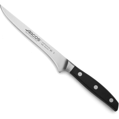 ARCOS Coltello Da Prosciutto Manhattan - Coltello Lungo E Sottile Con Lama Flessibile E Bordo Liscio. Specialmente Per Tagliare Prosciutto E Altri Pezzi Di Carne Di Grandi Dimensioni. ARCOS Coltello Da Prosciutto Manhattan - Coltello Lungo E Sottile Con Lama Flessibile E Bordo Liscio. Specialmente Per Tagliare Prosciutto E Altri Pezzi Di Carne Di Grandi Dimensioni.