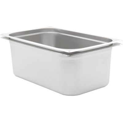 VIDAXL Contenitori Gastronorm 2 Pz Gn 1/1 200 Mm In Acciaio Inox VIDAXL Contenitori Gastronorm 2 Pz Gn 1/1 200 Mm In Acciaio Inox