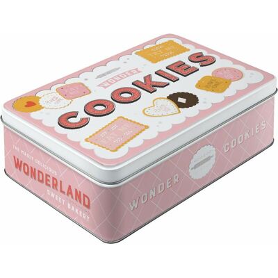 Nostalgic-art Contenitori Di Latta Retrò Piatti Wonder Cookies – Idea Regalo Per La Cucina, Scatola Con Coperchio, Design Vintage, 2,5 L Nostalgic-art Contenitori Di Latta Retrò Piatti Wonder Cookies – Idea Regalo Per La Cucina, Scatola Con Coperchio, Design Vintage, 2,5 L