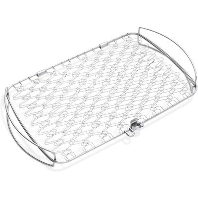 WEBER - 6471 - 40.6 x 25.4 cm - Inox - Griglia per barbecue WEBER - 6471 - 40.6 x 25.4 cm - Inox - Griglia per barbecue