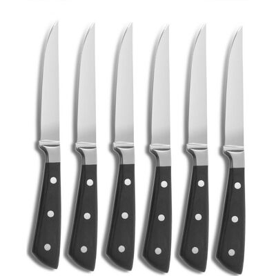 COMAS Mont Blanc Set 6 Coltello Bistecca Inox Pakkawood 23 Cm COMAS Mont Blanc Set 6 Coltello Bistecca Inox Pakkawood 23 Cm