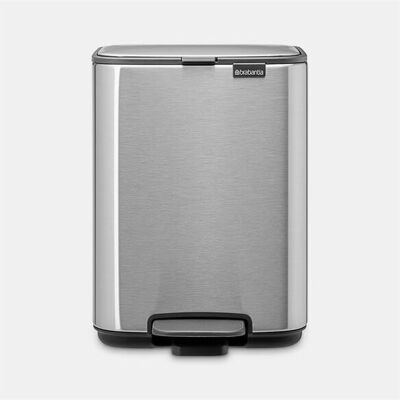 Brabantia Pattumiera Raccolta Differenziata Sortup Hi 2 Scomparti 20+25 L Grigio Scuro Brabantia Pattumiera Raccolta Differenziata Sortup Hi 2 Scomparti 20+25 L Grigio Scuro
