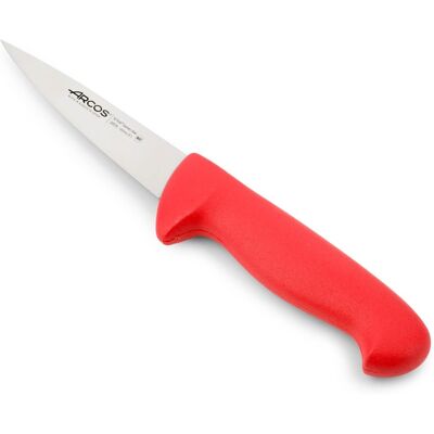 ARCOS Coltello Da Macellaio Colore - Prof 292922 In Acciaio Inox Nitrum E Mango Ergonomico Rosso Polipropilene E 13 Lama Cm, Coperchio Espositivo ARCOS Coltello Da Macellaio Colore - Prof 292922 In Acciaio Inox Nitrum E Mango Ergonomico Rosso Polipropilene E 13 Lama Cm, Coperchio Espositivo