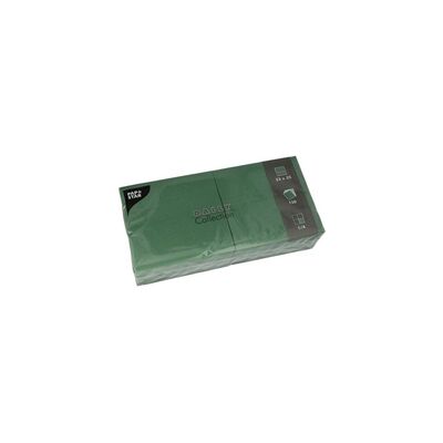 Tovaglioli Papstar - 320 x 320 mm - 3 strati - Verde scuro - Confezione da 2 Tovaglioli Papstar - 320 x 320 mm - 3 strati - Verde scuro - Confezione da 2