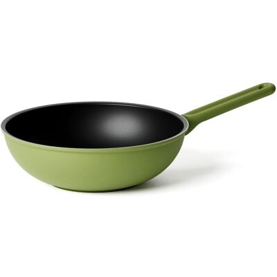 Guzzini Wok D 28 Cm Cook&color Verde Avocado Guzzini Wok D 28 Cm Cook&color Verde Avocado
