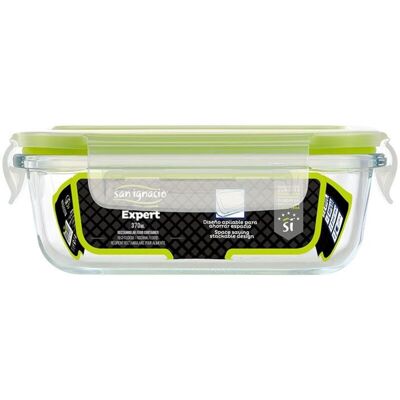 SAN IGNACIO Ermetico Rettangolare 370ml Borosilicato Expert Sg4700 SAN IGNACIO Ermetico Rettangolare 370ml Borosilicato Expert Sg4700