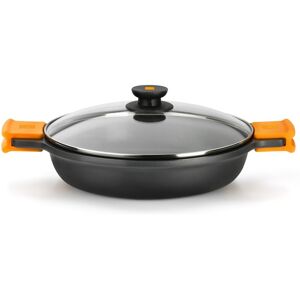 BRA Pinti Inox Casseruola Bassa Con Coperchio Diametro 36 Cm Antiaderente - Linea Efficient BRA Pinti Inox Casseruola Bassa Con Coperchio Diametro 36 Cm Antiaderente - Linea Efficient