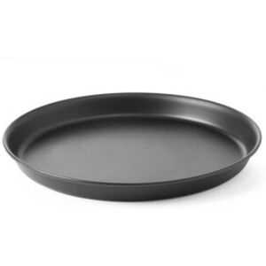 HENDI Teglia Per Pizza 400 Mm - Acciaio Al Carbonio - Perfetta Per La Cottura Al Forno HENDI Teglia Per Pizza 400 Mm - Acciaio Al Carbonio - Perfetta Per La Cottura Al Forno