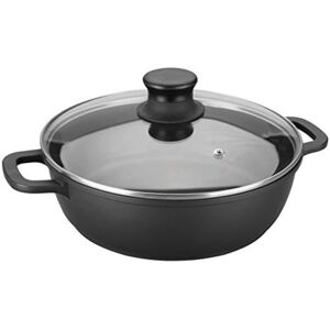 Lacor - 25827- Casseruola Bassa Alluminio Pressofuso D.28 Cm Coperchio Vetro Lacor - 25827- Casseruola Bassa Alluminio Pressofuso D.28 Cm Coperchio Vetro