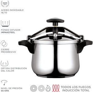 Fagor Casseruola Classica A Pompa 8 L In Acciaio Inox 18/10 Ø25,02x19,5cm Fagor Casseruola Classica A Pompa 8 L In Acciaio Inox 18/10 Ø25,02x19,5cm