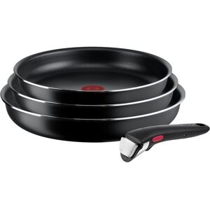 Tefal Ingenio Easy On - Set Di 3 Padelle + Manico Estraibile: 3 Padelle Da 22/24/26 Cm, Manico Rimovibile, Padelle Antiaderenti, Rivestimento Titanio, Thermo-signal, Lavabile In Lavastoviglie E Forno Tefal Ingenio Easy On - Set Di 3 Padelle + Manico Estraibile: 3 Padelle Da 22/24/26 Cm, Manico Rimovibile, Padelle Antiaderenti, Rivestimento Titanio, Thermo-signal, Lavabile In Lavastoviglie E Forno