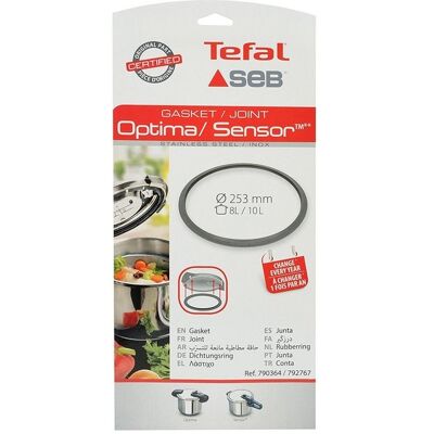 SEB Sensore Di Tenuta/optima 8-10l Acciaio Inox 790364 - Pentola A Pressione SEB Sensore Di Tenuta/optima 8-10l Acciaio Inox 790364 - Pentola A Pressione