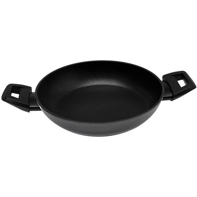 Padella a induzione ZANETTI Evolution - 28cm, Manici removibili, Nero Padella a induzione ZANETTI Evolution - 28cm, Manici removibili, Nero