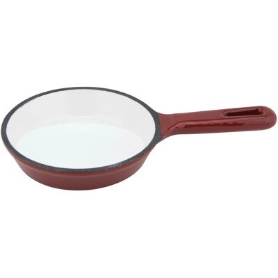 ILSA Mini Padella Ghisa Rossa Monoporzione 10x2 Cm 10 Cl ILSA Mini Padella Ghisa Rossa Monoporzione 10x2 Cm 10 Cl