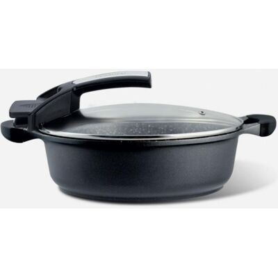 PENSOFAL Saxum Tegame Alluminio Antiaderente Effetto Pietra 28 Cm PENSOFAL Saxum Tegame Alluminio Antiaderente Effetto Pietra 28 Cm