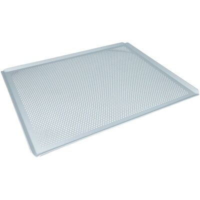 VHBW Teglia Per Forno - 45,5 X 37,5 X 1 Cm Argento, Perforata VHBW Teglia Per Forno - 45,5 X 37,5 X 1 Cm Argento, Perforata