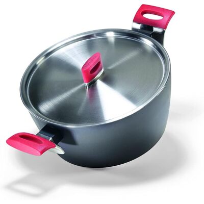 ALLUFLON Moneta Maxima Casseruola Alluminio Induzione 20 Cm ALLUFLON Moneta Maxima Casseruola Alluminio Induzione 20 Cm
