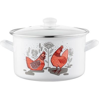 OEM Pentola Smaltata Emalia Polska Pleszew Rubinka 22 Cm 4,7 L OEM Pentola Smaltata Emalia Polska Pleszew Rubinka 22 Cm 4,7 L