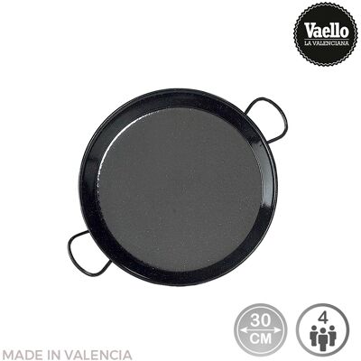 EDM - Padella Per Paella Tradizionale In Acciaio Smaltato Ø30cm (4 Persone) Vaello EDM - Padella Per Paella Tradizionale In Acciaio Smaltato Ø30cm (4 Persone) Vaello