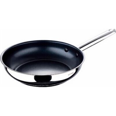 BERGNER Padella Acciaio Inox 24 Cm Argento BERGNER Padella Acciaio Inox 24 Cm Argento