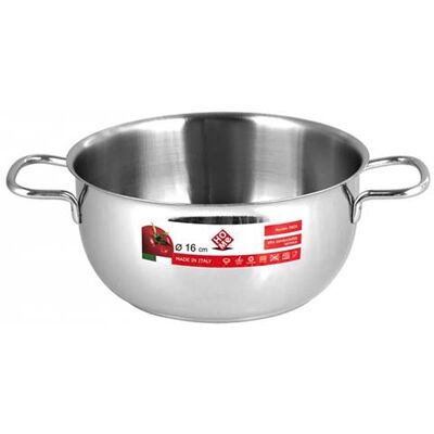 GENERICO Home Casseruola Inox Due Manici Pentole Cucina GENERICO Home Casseruola Inox Due Manici Pentole Cucina