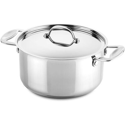 MEPRA Glamour Diamond Casseruola Coperchio Acciaio 20 Cm MEPRA Glamour Diamond Casseruola Coperchio Acciaio 20 Cm