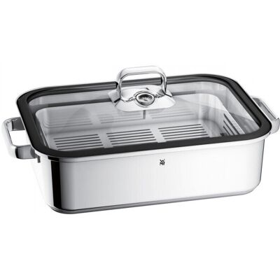 WMF - 1741016040 Vaporiera Rostiera, Acciaio Inossidabile, Argento WMF - 1741016040 Vaporiera Rostiera, Acciaio Inossidabile, Argento