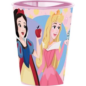 Disney Bicchiere Rosa Per Bambine In Plastica Principesse Biancaneve Aurora Ariel Da 260 Ml Con Beccuccio Per Bere Facilmente - Disney Bicchiere Rosa Per Bambine In Plastica Principesse Biancaneve Aurora Ariel Da 260 Ml Con Beccuccio Per Bere Facilmente -