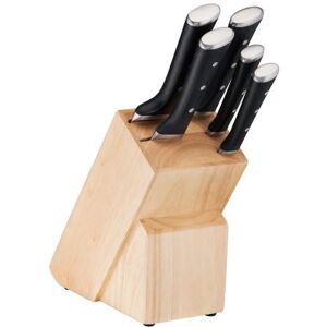Tefal Set Di Coltelli In Acciaio Inox Con Blocco In Legno Tefal Set Di Coltelli In Acciaio Inox Con Blocco In Legno