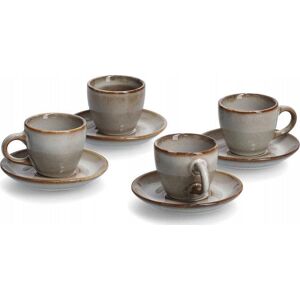 ZELLER PRESENT Zeller Set Di Eleganti Tazzine Taupe 60 Ml ZELLER PRESENT Zeller Set Di Eleganti Tazzine Taupe 60 Ml