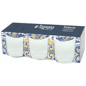 TOGNANA Set 3 Bicchieri Vetro Trasparente 210 Cc Vetro Trasparente TOGNANA Set 3 Bicchieri Vetro Trasparente 210 Cc Vetro Trasparente