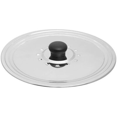 SECRET DE GOURMET - Coperchio Universale In Acciaio Inox 22 24 26 Cm - 5five SECRET DE GOURMET - Coperchio Universale In Acciaio Inox 22 24 26 Cm - 5five