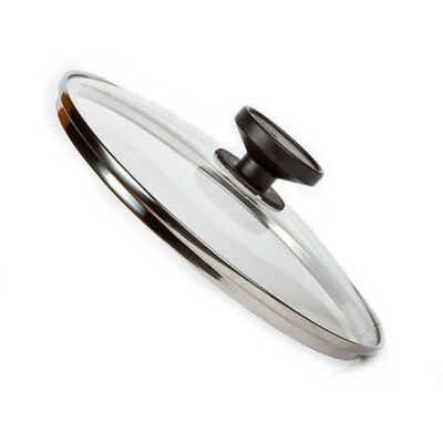 WEBMARKETPOINT Coperchio In Vetro 26 Centimetri Alluflon Moneta WEBMARKETPOINT Coperchio In Vetro 26 Centimetri Alluflon Moneta