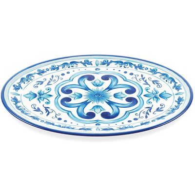 Guzzini Vassoio Ovale Grande Decoro Blues Melamina Table Decor Guzzini Vassoio Ovale Grande Decoro Blues Melamina Table Decor
