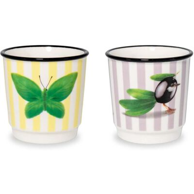 Western Digital Set 2 Bicchierini Caffé Decoro Farfalla E Oliva Western Digital Set 2 Bicchierini Caffé Decoro Farfalla E Oliva