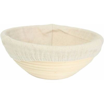 ENLENK Banneton À Pain Con Lino E Cestino Per Pane In Rattan, Rattan ENLENK Banneton À Pain Con Lino E Cestino Per Pane In Rattan, Rattan