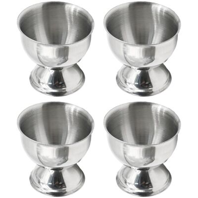 NO BRAND Uova Alla Coque, Set Portauova Con 4 Portauova In Acciaio Inox, Utensili Da Cucina NO BRAND Uova Alla Coque, Set Portauova Con 4 Portauova In Acciaio Inox, Utensili Da Cucina