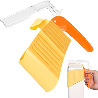 NO BRAND Clip Per Maniglia In Cartone Per Succhi Di Frutta - Versatore Riutilizzabile In Cartone Per Bevande - Versatore Per Latte Geschikt Voor Kitchen, Restaurant, Home Office, Hotel, Camping NO BRAND Clip Per Maniglia In Cartone Per Succhi Di Frutta - Versatore Riutilizzabile In Cartone Per Bevande - Versatore Per Latte Geschikt Voor Kitchen, Restaurant, Home Office, Hotel, Camping
