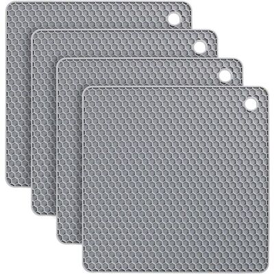 OEM Sottopentola In Silicone Antiscivolo, Resistente Al Calore Fino A 250°c – Set Di 4 Tappetini Multifunzionali Per Cucchiai, Bicchieri E Piatti OEM Sottopentola In Silicone Antiscivolo, Resistente Al Calore Fino A 250°c – Set Di 4 Tappetini Multifunzionali Per Cucchiai, Bicchieri E Piatti