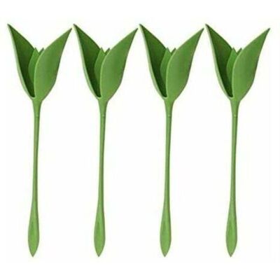 FOCTRO 12 Anelli Portatovaglioli Creativi In Plastica A Forma Di Fiore, Di Colore Verde, Ideali Per Decorare La Tavola, Per Feste In Famiglia E Come Anelli Portatovaglioli. FOCTRO 12 Anelli Portatovaglioli Creativi In Plastica A Forma Di Fiore, Di Colore Verde, Ideali Per Decorare La Tavola, Per Feste In Famiglia E Come Anelli Portatovaglioli.