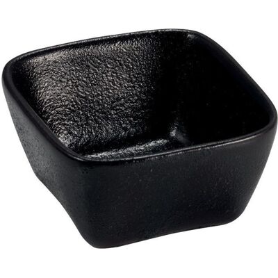 LE COQ PORCELAINE Le Coq Rupis Coppetta Quadra Set 6 Stoneware Nera 6x6 H 3 LE COQ PORCELAINE Le Coq Rupis Coppetta Quadra Set 6 Stoneware Nera 6x6 H 3
