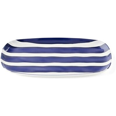 Guzzini Vassoio M Riviera Melamina 35 X 19 Cm Bianco Blu Guzzini Vassoio M Riviera Melamina 35 X 19 Cm Bianco Blu