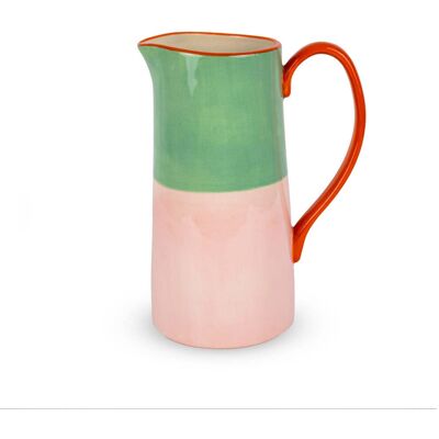 ALTRO Caraffa In Vetro 1,3l Verde E Rosa ALTRO Caraffa In Vetro 1,3l Verde E Rosa