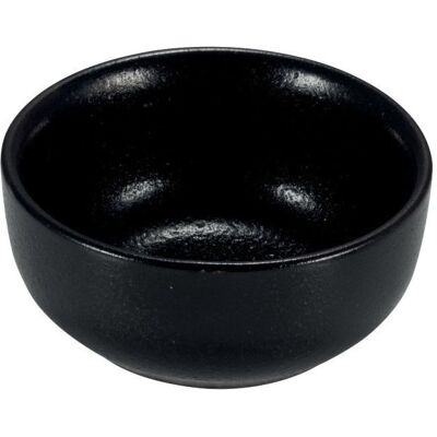 LE COQ PORCELAINE Le Coq Rupis Coppetta Rotonda Set 6 Stoneware Nera Ø 8 LE COQ PORCELAINE Le Coq Rupis Coppetta Rotonda Set 6 Stoneware Nera Ø 8
